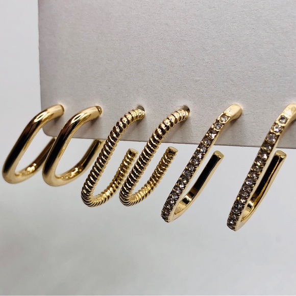 Sugarfix by Baublebar set of 3 earrings, Nickel Free - Picture 2 of 2